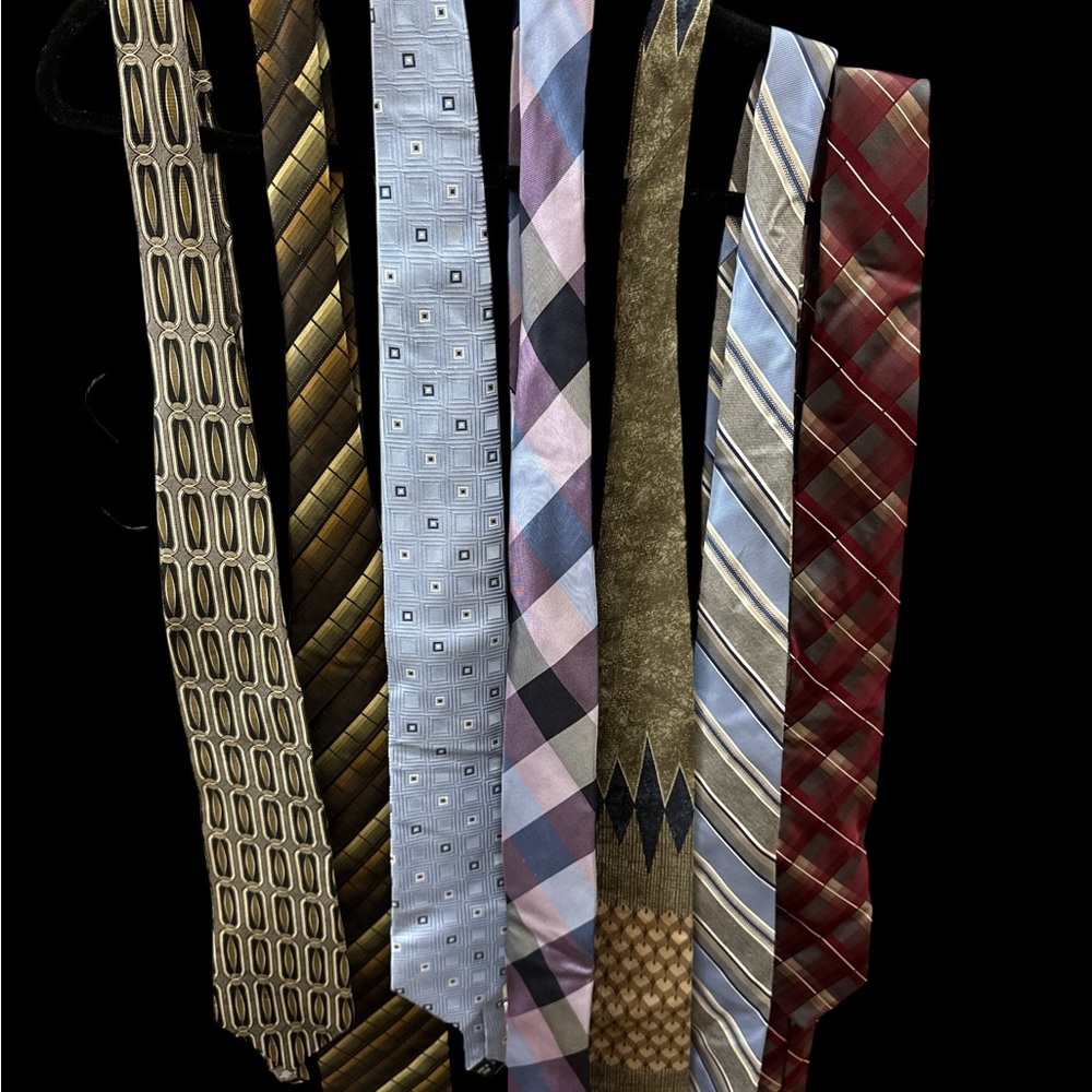 Assorted Men's Silk-Neckties - Multicolor Set